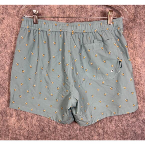 Bonobos Mens Light Blue Lined Beer Glass Swim Trunks 5" Inseam - Medium - Picture 3 of 10